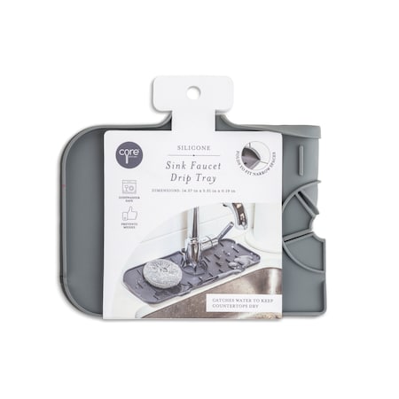 Core Kitchen Sink Faucet Drip Tray - Graphite 42665